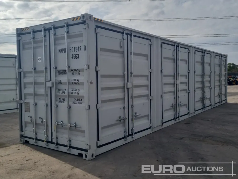 2026 40' x 8' Container, 4 Side Doors, End Door (Cannot Be Reconsigned)