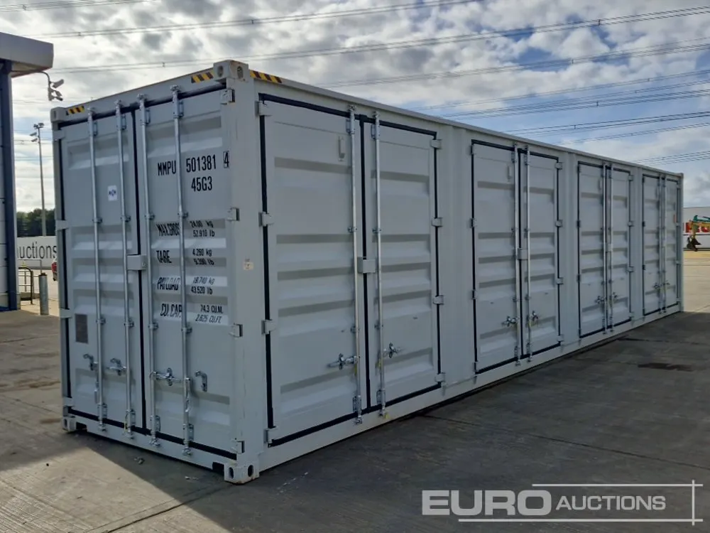 2026 40' x 8' Container, 4 Side Doors, End Door (Cannot Be Reconsigned)
