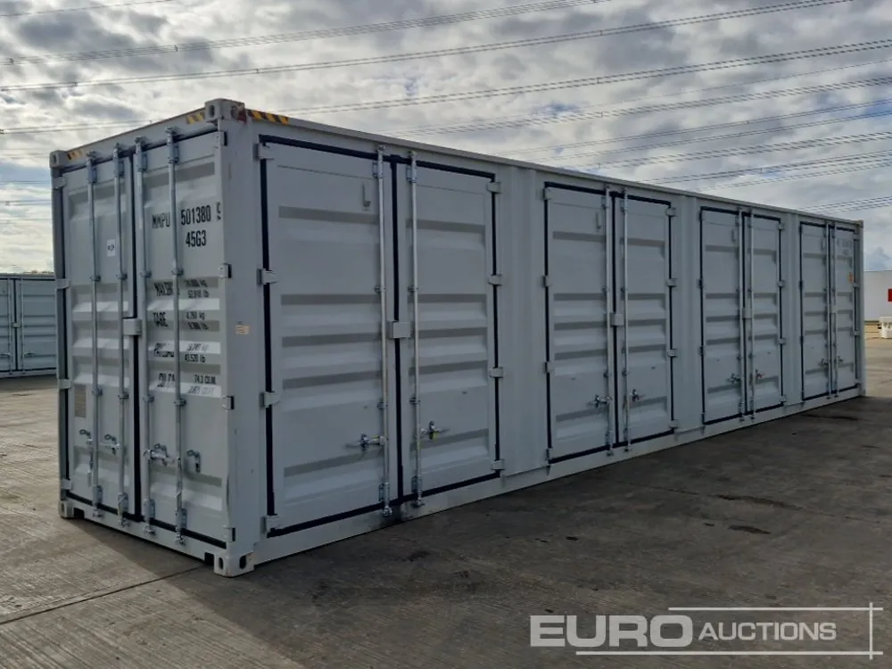 2026 40' x 8' Container, 4 Side Doors, End Door (Cannot Be Reconsigned)