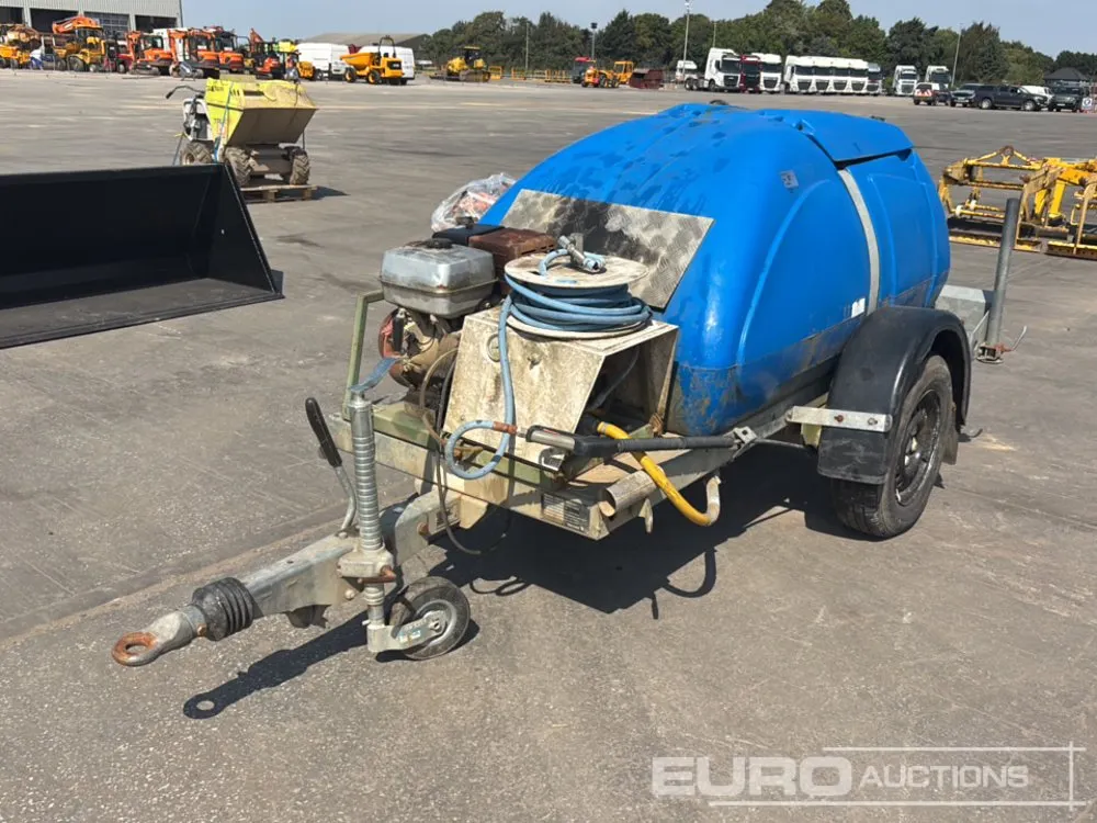 Western Single Axle Plastic Water Bowser, Diesel Pressure Washer