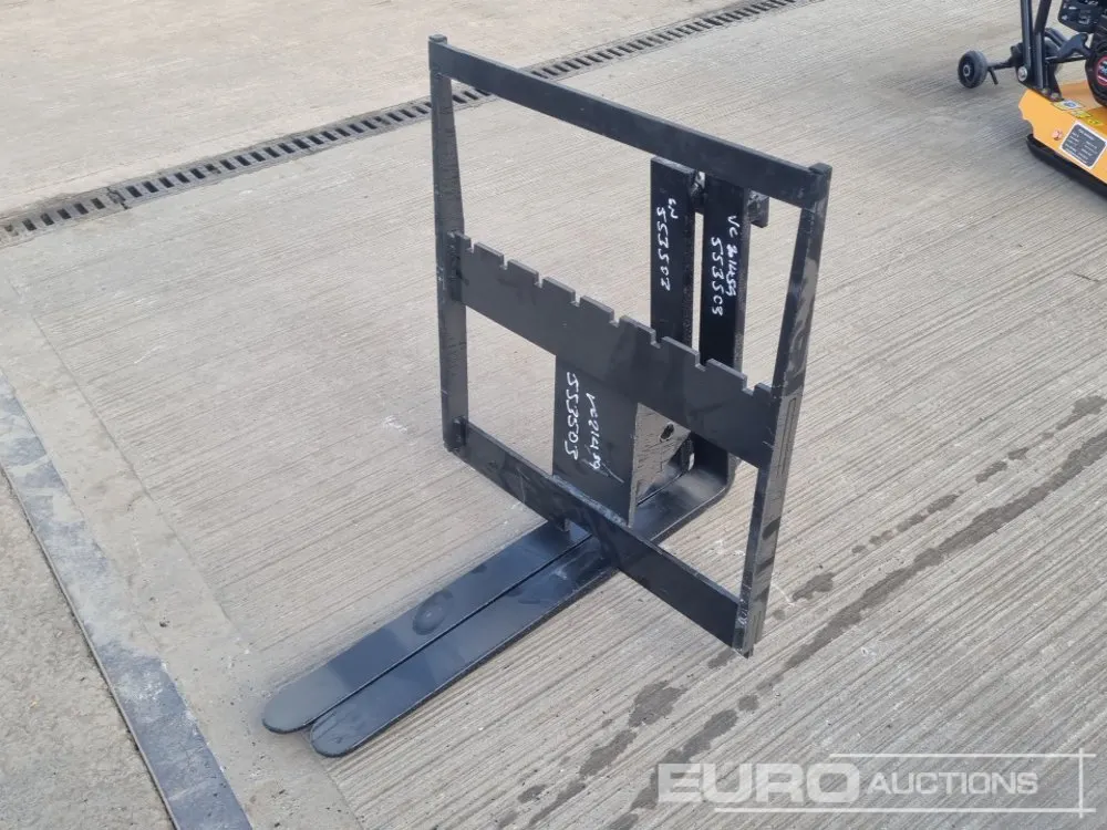 Unused 2026 Captok Fork Frame & Forks 25mm Pin to suit Mini Excavator