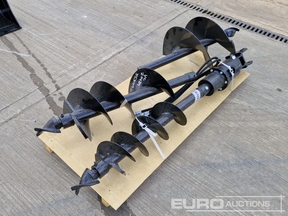 Unused 2026 Captok Hydraulic Auger Drive, 400mm, 300mm & 200mm Flight 25mm Pin to suit Mini Excavator
