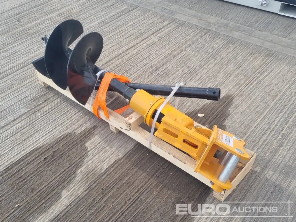 Unused 2026 Captok Hydraulic Auger Drive, 400mm Flight 40mm Pin to suit Mini Excavator