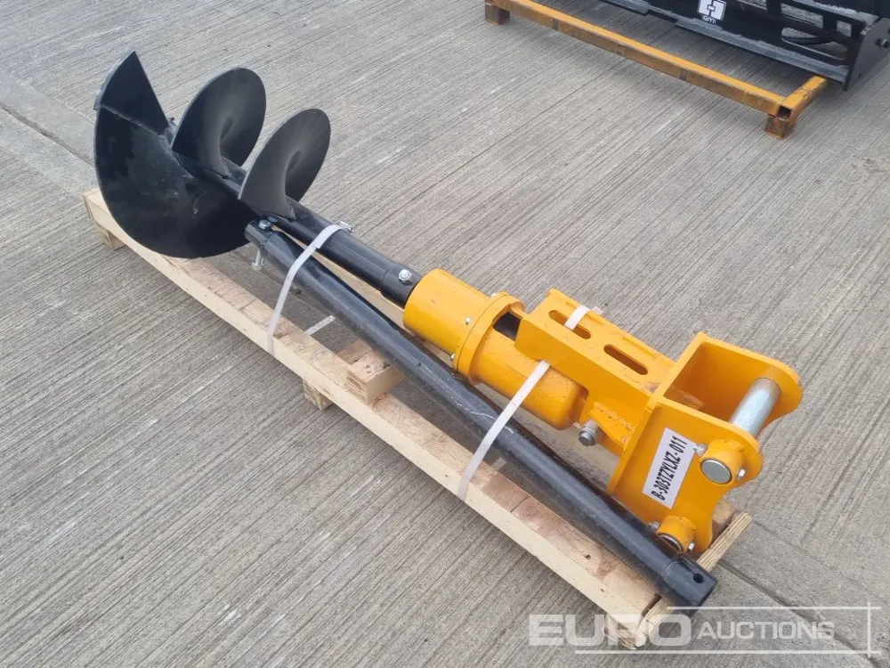 Unused 2026 Captok Hydraulic Auger Drive, 400mm Flight 40mm Pin to suit Mini Excavator