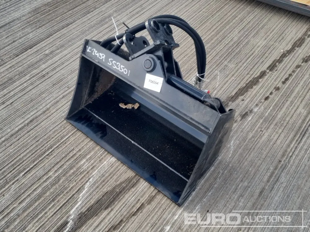 Unused 2026 Captok 24' Hydraulic Tilting Bucket 25mm Pin to suit Mini Excavator
