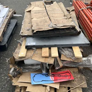 PALLET OF WIRE MESH SHELVES, LARGE FIRE DOOR & MORE *MUST TAKE ALL*