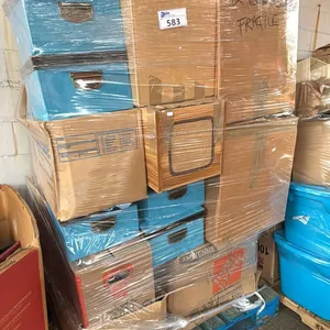PALLET OF ASSTD. HOME ITEM: HAIR DYE, COMPUTER POWER SUPPLY, FIGURINES & MORE *MUST TAKE ALL*