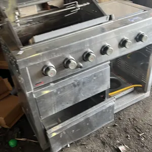 SWISS GRILL GAS POWERED ROTISSERIE WITH SIDE GRILL