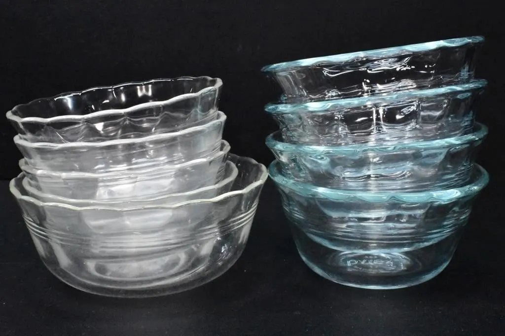 PYREX SAUCE BOWLS & CUSTARD CUPS