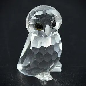 SWAROVSKI CRYSTAL OWL 188386 FIGURE 1.5"