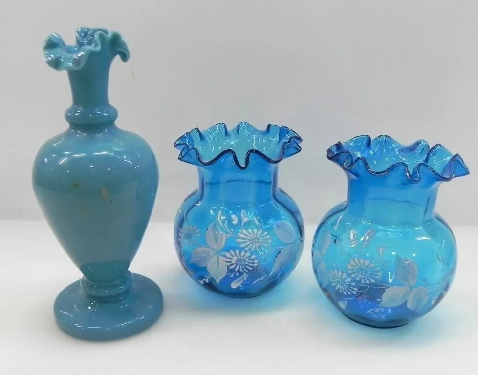 VICTORIAN ENAMELED GLASS