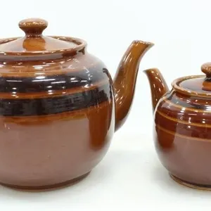 SADLER ENGLAND CERAMIC SMALL & LARGE TEAPOTS