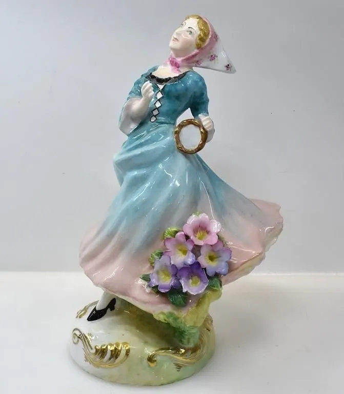 CROWN STAFFORDSHIRE ENGLAND PORCELAIN FIGURINE