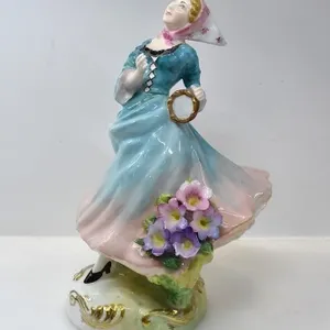 CROWN STAFFORDSHIRE ENGLAND PORCELAIN FIGURINE