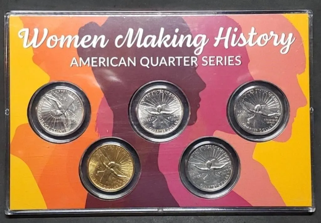 2022 American Women Quarter 5 -Coin Set
