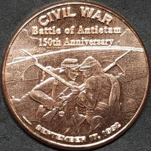 1oz Copper Bullion Civil War Round BU