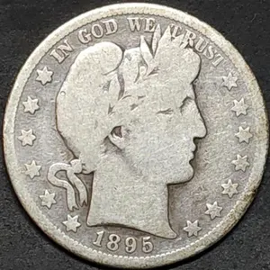 1895-S Barber Silver Half Dollar, Better Date