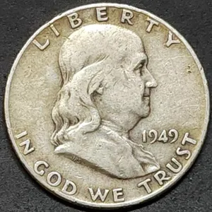 1949 Franklin Silver Half Dollar
