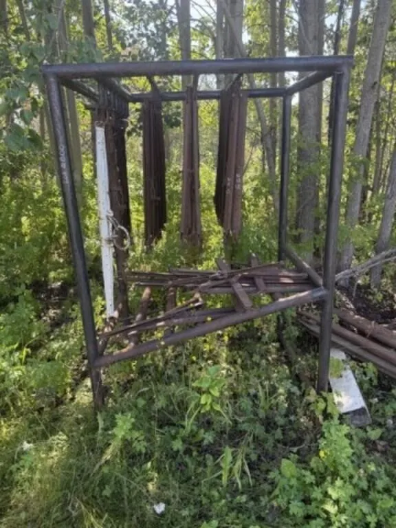 Heavy Duty 6' High Rack c/w Single Trees
