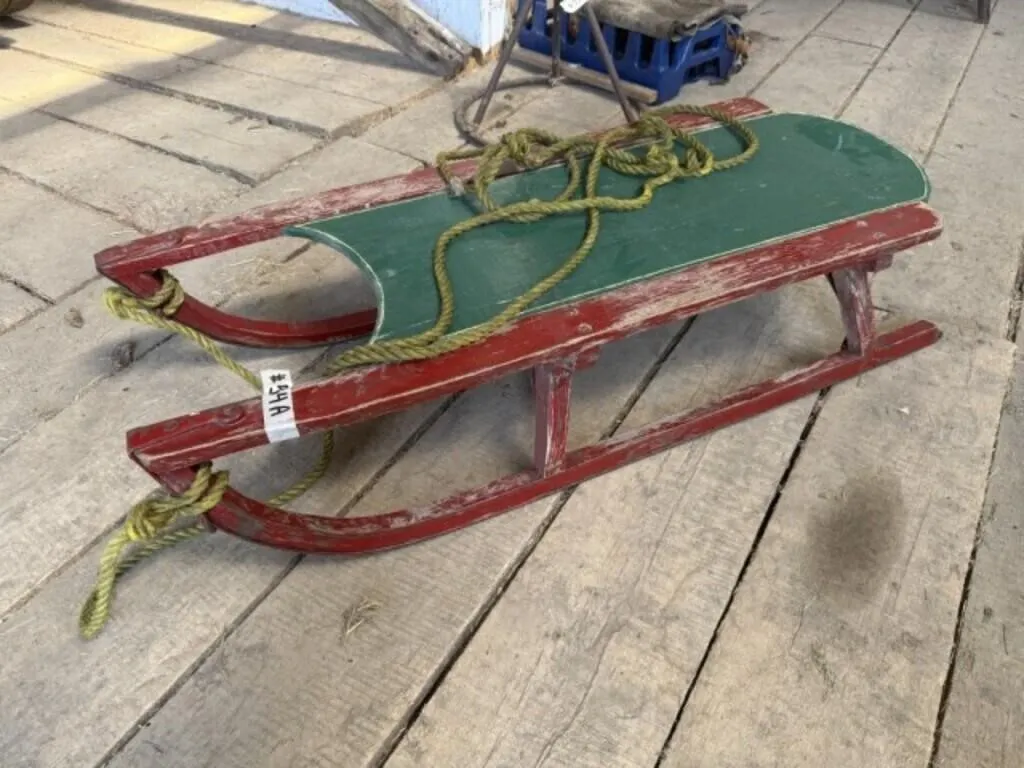 Handmade Wooden Kid's Sleigh No.163