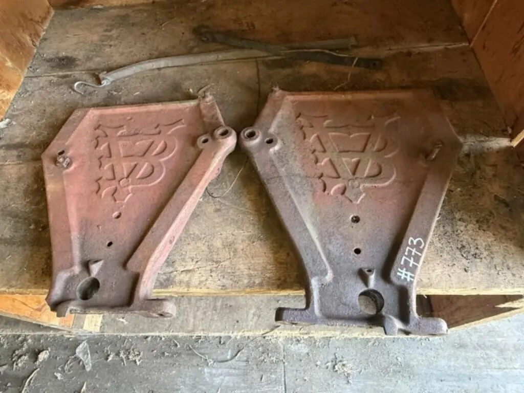 Pair of VanBrundt Seed Box Ends (2)