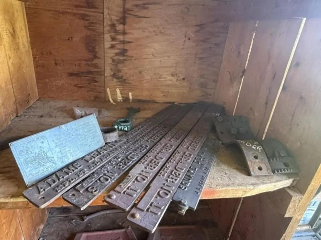 Adams Grader Parts - Name Plats, #172 Wrench and