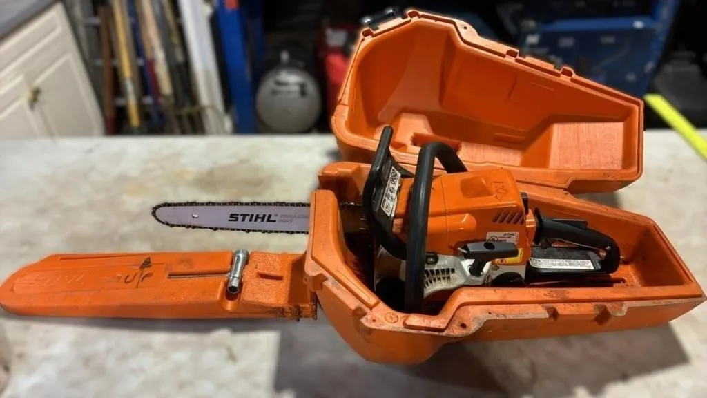 Stihl Chainsaw w/Case.