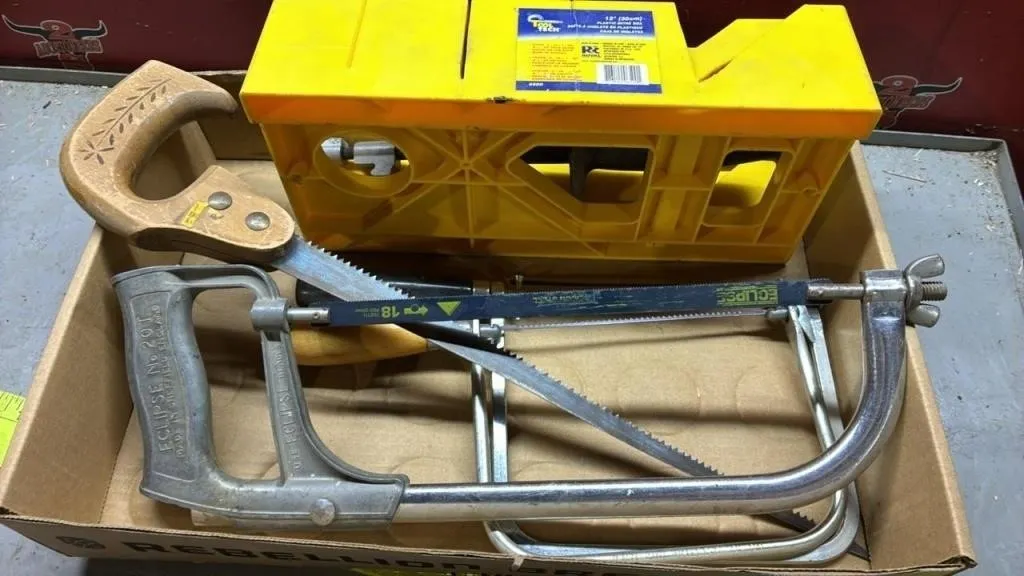 Saws & Mitre Box.