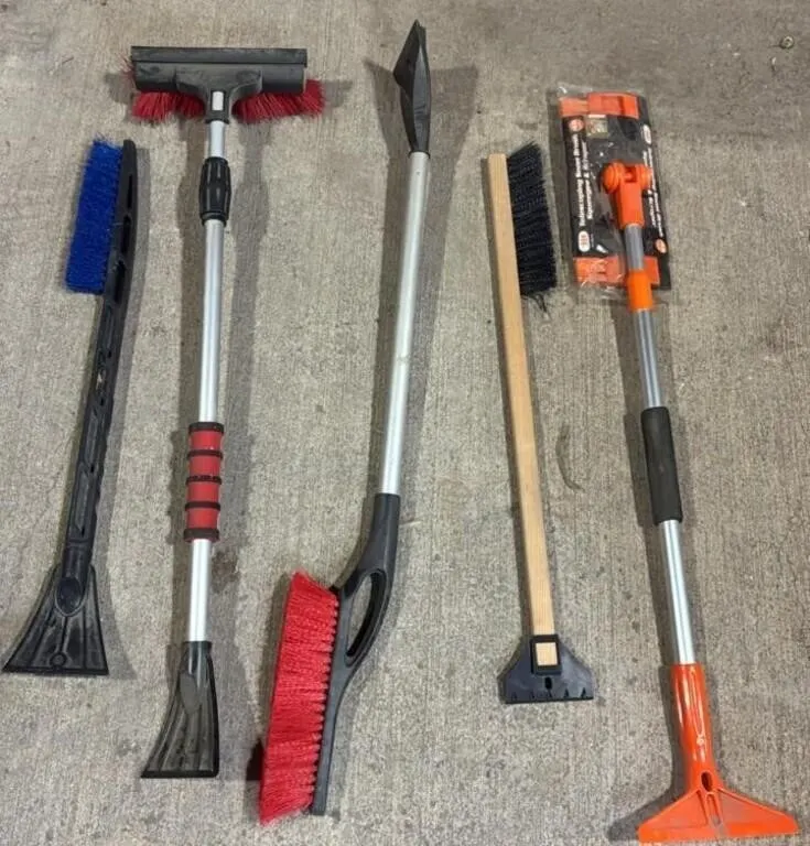 Snow Scrapers & Brushes Galore.