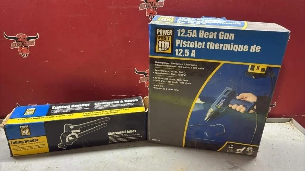 Power Fist Heat Gun & Tubing Bender. Untested.