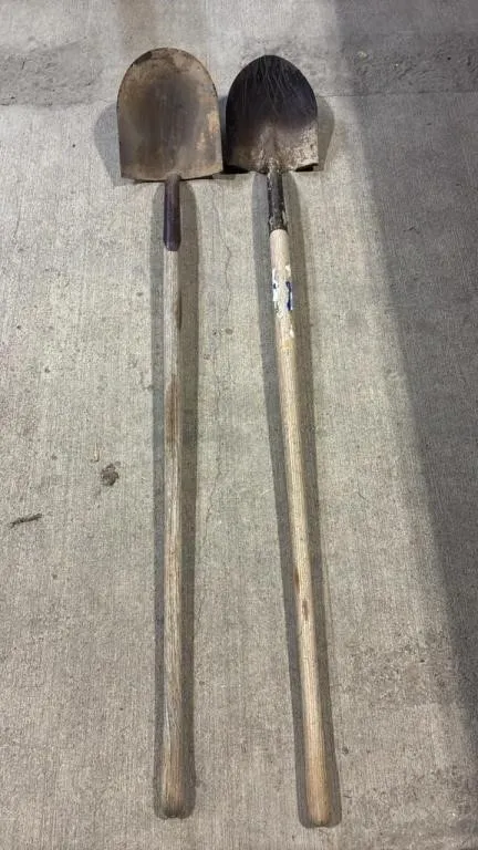 2 Long Handled Spades.