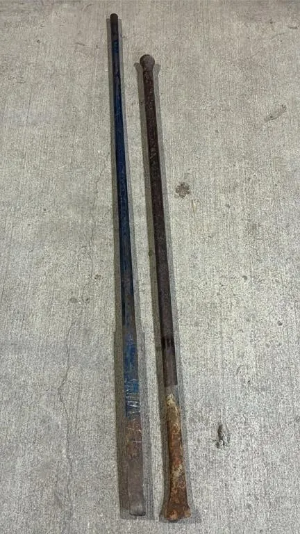 2 Pry Bars/Ice Chippers. 51�L & 45�L.