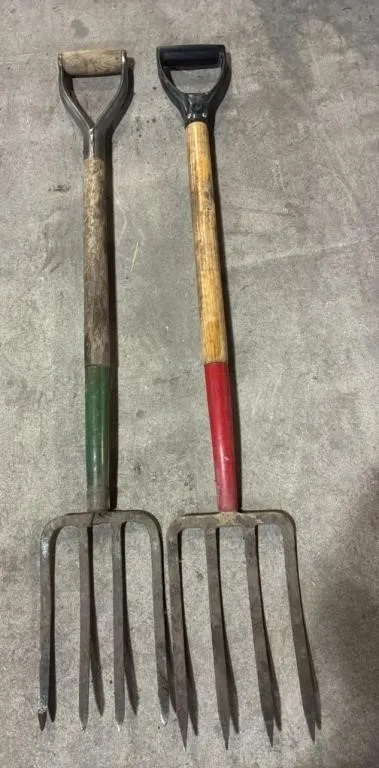 2 Garden Forks.