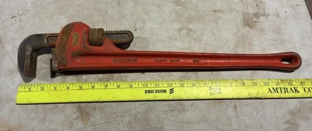 Rigid 24� Pipe Wrench.