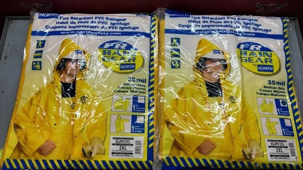 2 XXL FR Rain Gear Suits.