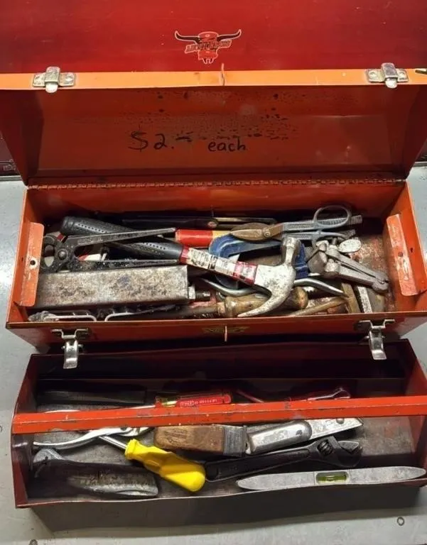 20� Formula 1 Metal Toolbox w/Contents.