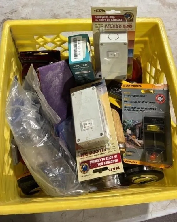Crate Of Asst. Shop Items.