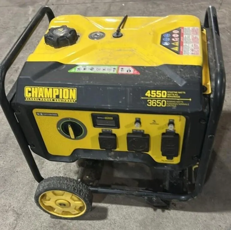 Champion 3650W Gas Power Generator. Turns Over.