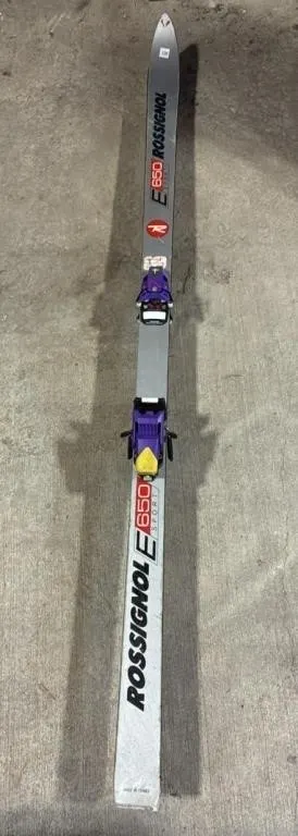 Pair of Rossignol Downhill Skis. 72"L.