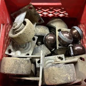 Crate of Castor Wheels. Various Sizes.