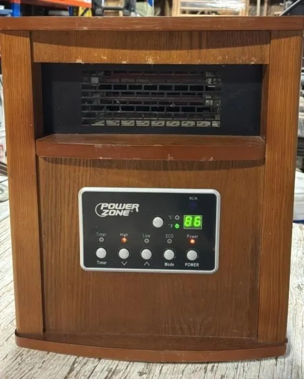 Power Zone Infrared Heater. Working. 12.25�W x