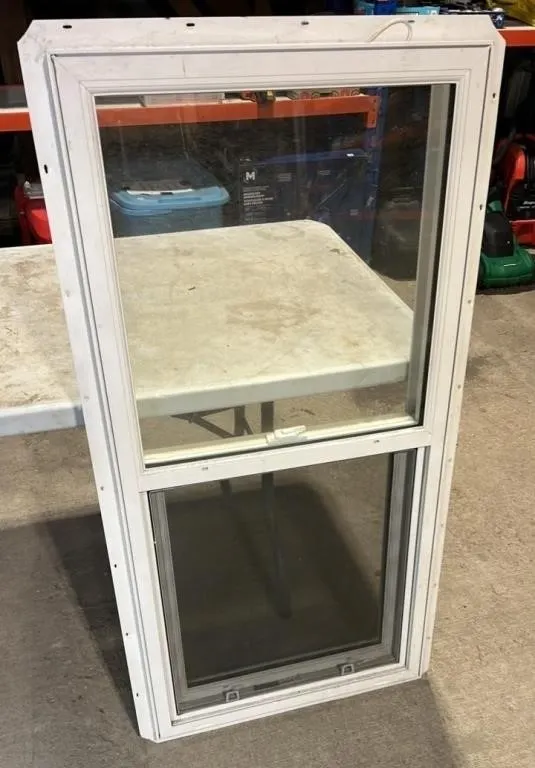 Vinyl Window. Fits a Hole 23"W x 47"H x4" Thick.