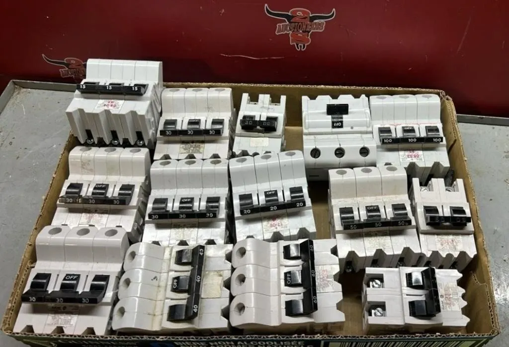 Lot of 14 Heavy Duty Circuit Breakers