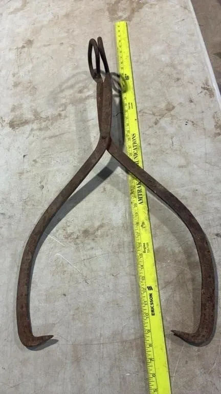 Antique Ice Tongs.