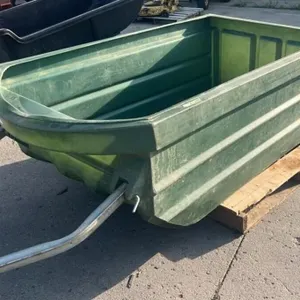 Large Plastic Game Sled. 42"W x 64"L x 24"D. #C