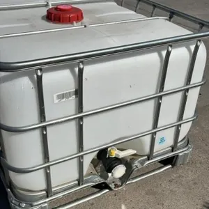 500L Plastic Tote w/Valve. #C.