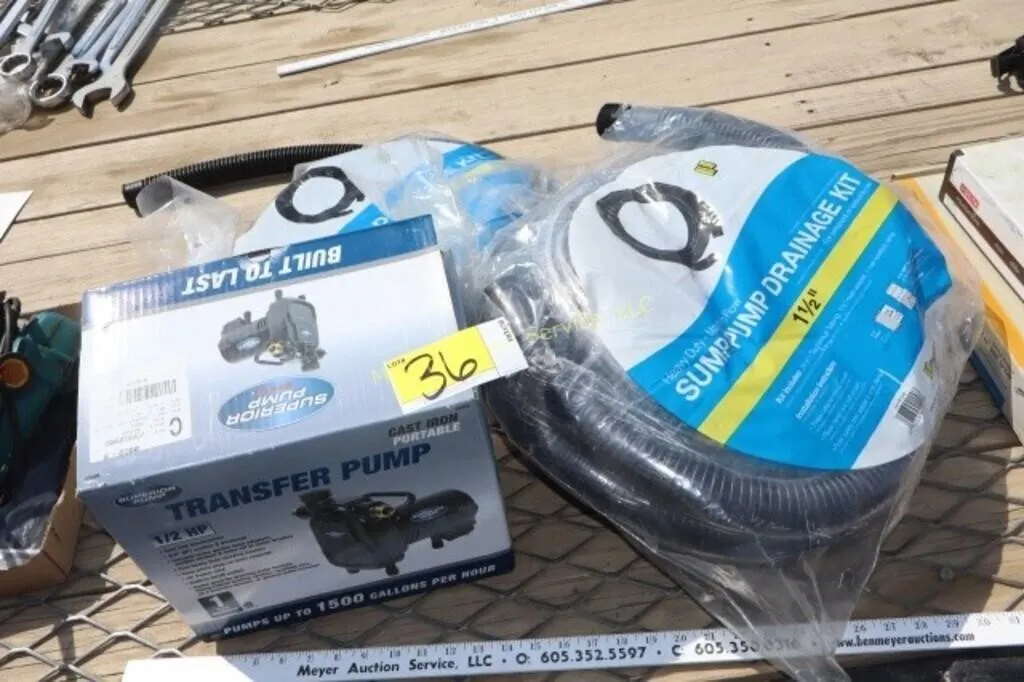 Transfer Pump 1.5HP NIB w/2 hoses