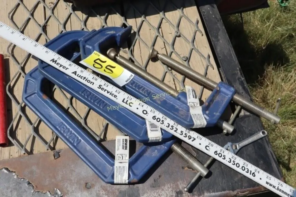 3 - 8" C-Clamps