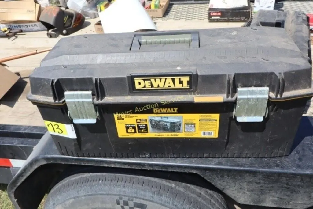 DeWalt toolbox & contents