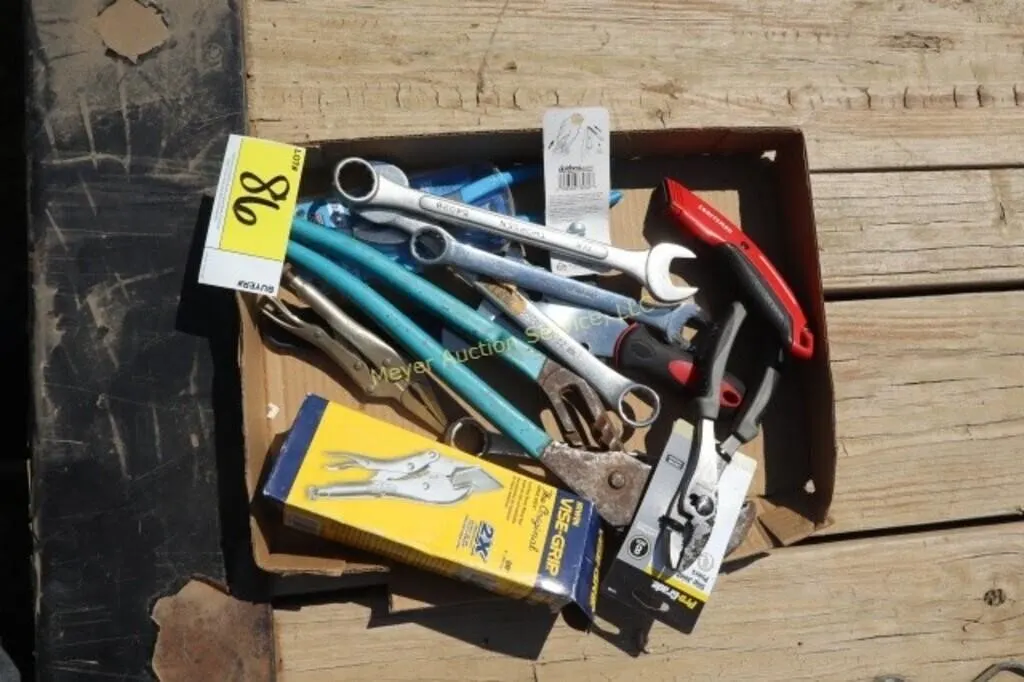 Pliers, wrenches, etc